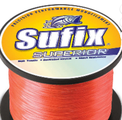 Rapala Sufix Performance Braid 6lb Neon Fire