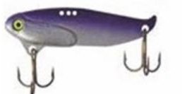 sports specialist B FISH N B3 BLADE 1/2PURP/SILV
