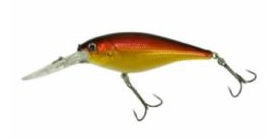Berkley Flicker Shad #6 Black Gold Sun