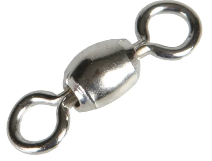 Hagens Crane swivels nickel #10-10pk.