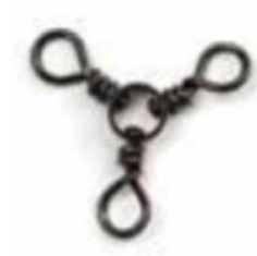Danco 3-way swivel black #8