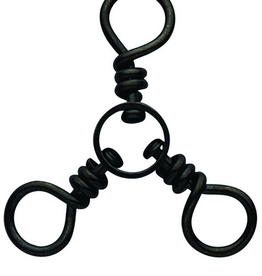 sports specialist Eagle Claw 3-Way Swivel Black #8