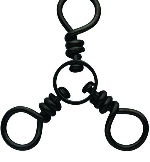 Eagle Claw 3-Way Swivel Black #8