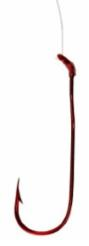 Pitman Creek Hook Eagle Claw Aberdeen Snell Red #4