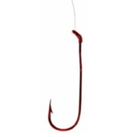 Pitman Creek Hook Eagle Claw Aberdeen Snell Red #6