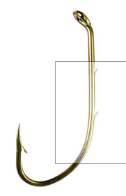 Hook Eagle Claw Baitholder Bronze #8