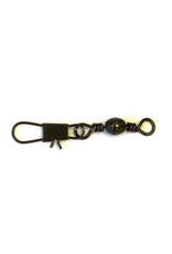 Pitman Creek Eagle Claw Barrel Swivel Interlock Snap Black #10
