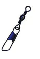 Pitman Creek Eagle Claw Barrel Swivel Snap Black #12*
