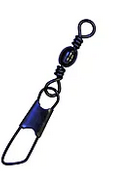 Pitman Creek Eagle Claw Barrel Swivel Snap Black #12*