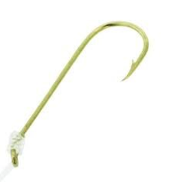 Hook Eagle Claw Snell Gold #8