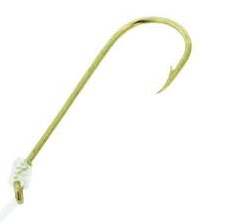 Hook Eagle Claw Snell Gold #8