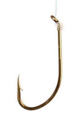 Pitman Creek Hook Eagle Claw Snell Plain Bronze #2/0