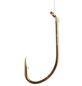 Hook Eagle Claw Snell Plain Bronze #8