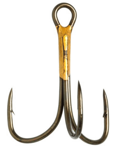 sports specialist Eagle Claw Treble Hook 2x Bronze #3/0