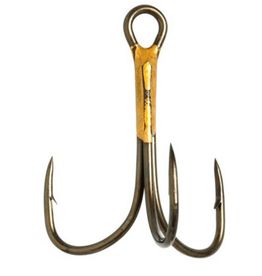 sports specialist Eagle Claw Treble Hook Bronze #5/0