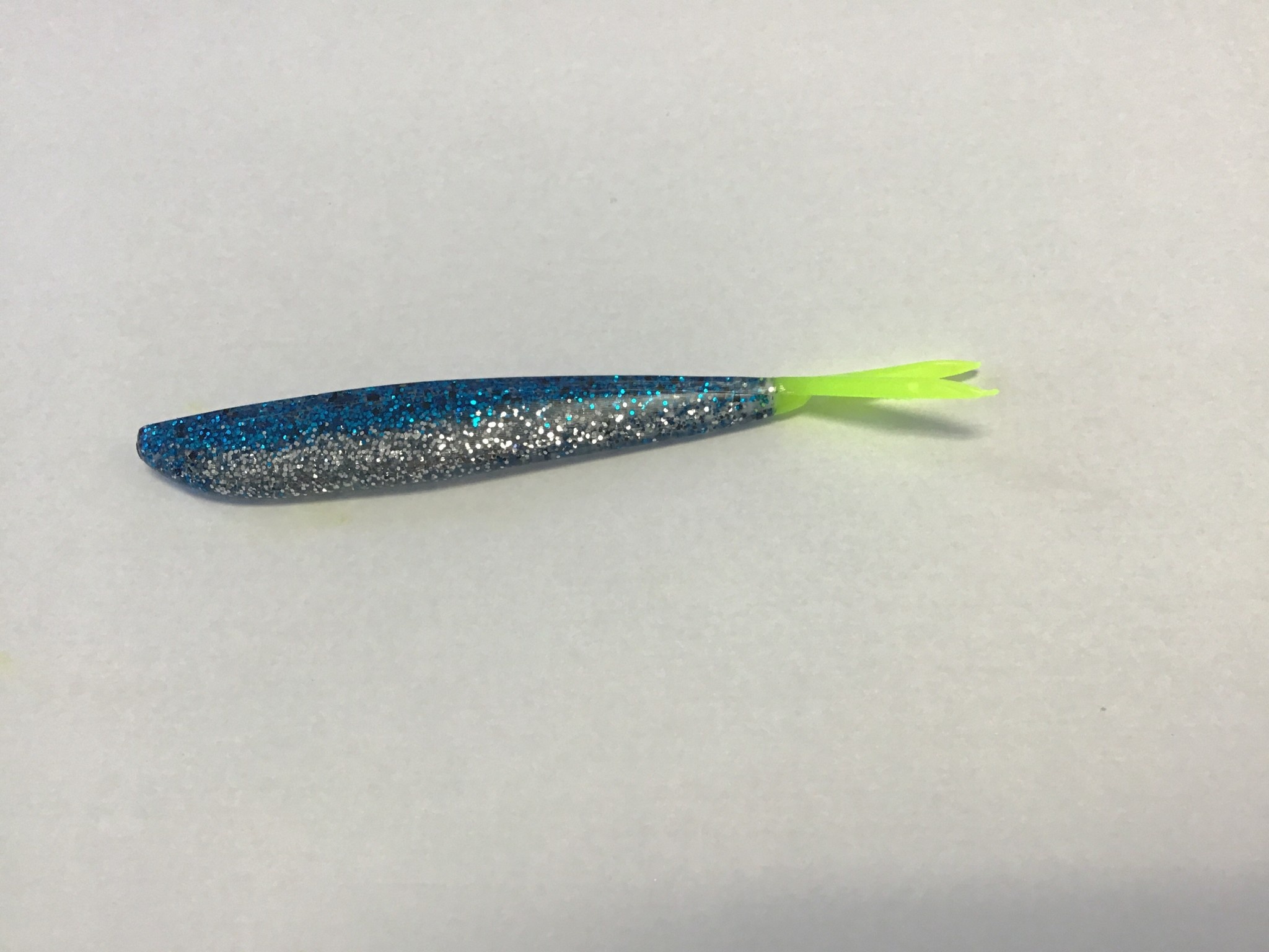 Lunker City Fishing Specialties Fin-s 4" Blue Ice/Chart Tail #273