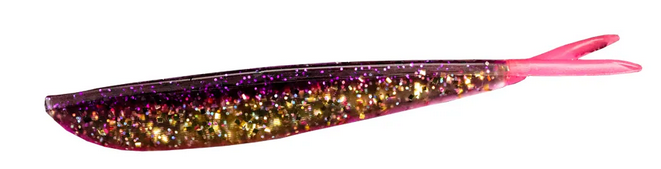 Lunker City Fishing Specialties Fin-S 4" Royal Blitz Pink Tail #296