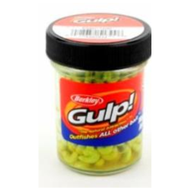 GULP MAGGOT 1"-CHARTREUSE