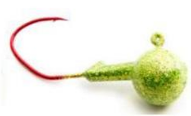 Marsh Tackle Jig Head Minnow Antifreeze Glitter 1oz. 3pk.*