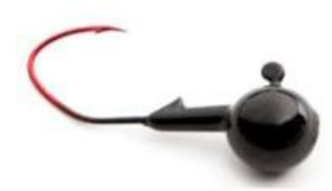 Marsh Tackle Jig Head Minnow Black 3/4oz. 3pk.*