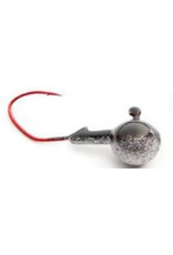 Marsh Tackle Jig Head Minnow Black Antifreeze 1oz. 3-pk.
