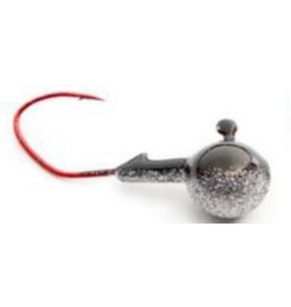 Marsh Tackle Jig Head Minnow Black Antifreeze 1oz. 3-pk.