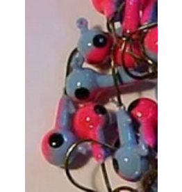 Marsh Tackle Jig Head Minnow Cotton Candy/Blue 1oz. 3pk.