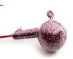 Marsh Tackle Jig Head Minnow Red Ice 3/4 oz. 3-PK.