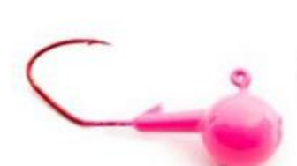 Marsh Tackle Jig Head Minnow Unicorn Pink Jig 1oz. 3pk.