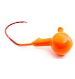 Marsh Tackle Jig Head Minnow Orange 1 oz. 3pk.