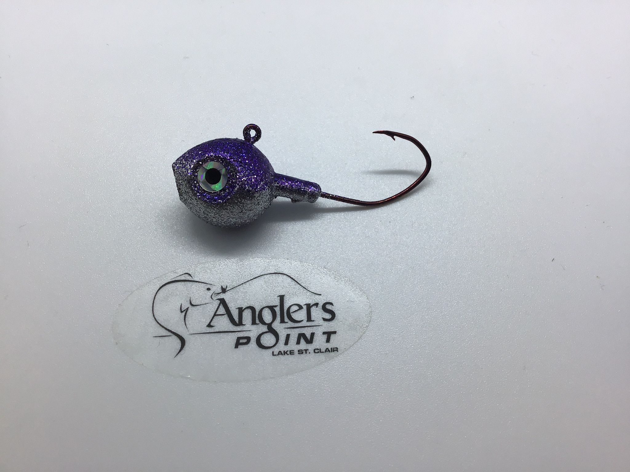 Marsh Tackle Jig Head Minnow Purple Ice 1 oz. 3pk.*