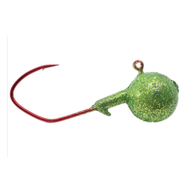 Wicked Custom jigs Jig Round Antifreeze Glitter 1 oz. 3pk.