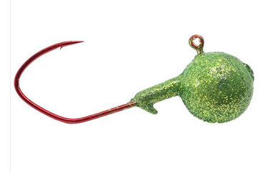 Wicked Custom jigs Jig Round Antifreeze Glitter 1 oz. 3pk.