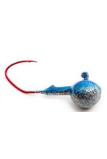 Wicked Custom jigs Jig Round Blue/Silver 1oz. 3pk.