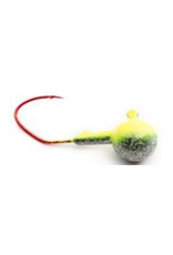 Wicked Custom jigs Jig Round Chartreuse Ice 1 oz. 3pk.