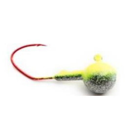 Wicked Custom jigs Jig Round Chartreuse Ice 1 oz. 3pk.