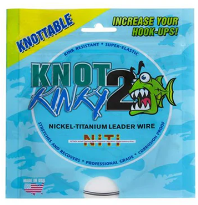Triple S Sporting Supplies Knot 2 Kinky Nickel Leader 18 lb.