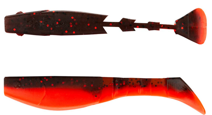lakeeffect LE 4" Rattle Paddle Fire Newt