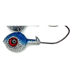 Marsh Tackle Jig Head Minnow Blue Ice 1 oz. 3pk.*
