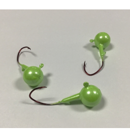 D&B Fishing Jig Round Macky Green 1 oz.=3 pk.