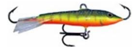 sports specialist Rapala jigging rap W7 Glow Hot Perch