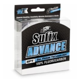 Pitman Creek SUFIX ADV FLO LEADER 25 YD 10# CLEAR