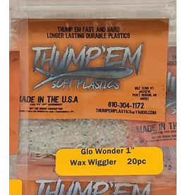 Thump'Em Wax Wiggler 1" Glow Wonder*/