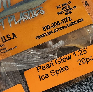 Thump'Em Ice Spike 1.25" Pearl Glow*/