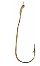 Grapentin Specialties Inc. Hook Tru-Turn Snelled Gold #4
