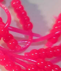 Thump'Em Wax Wiggler 1.35" Hot Pink*/