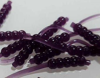 Thump'Em Wax Wiggler 1" Midnight Purple*/