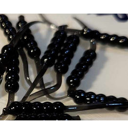 Thump'Em Wax Wiggler 1.35" Black 20 Pack/