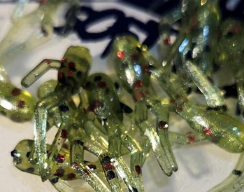 Thump'Em Wax Wiggler 1.35" Fire Kiwi 20 Pack/