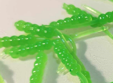 Thump'Em Wax Wiggler 1.35" Flo Green*/